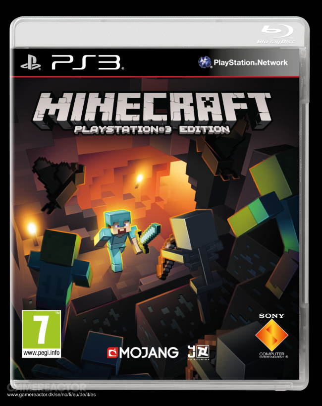Minecraft arriva su PS3 in versione Blu-Ray