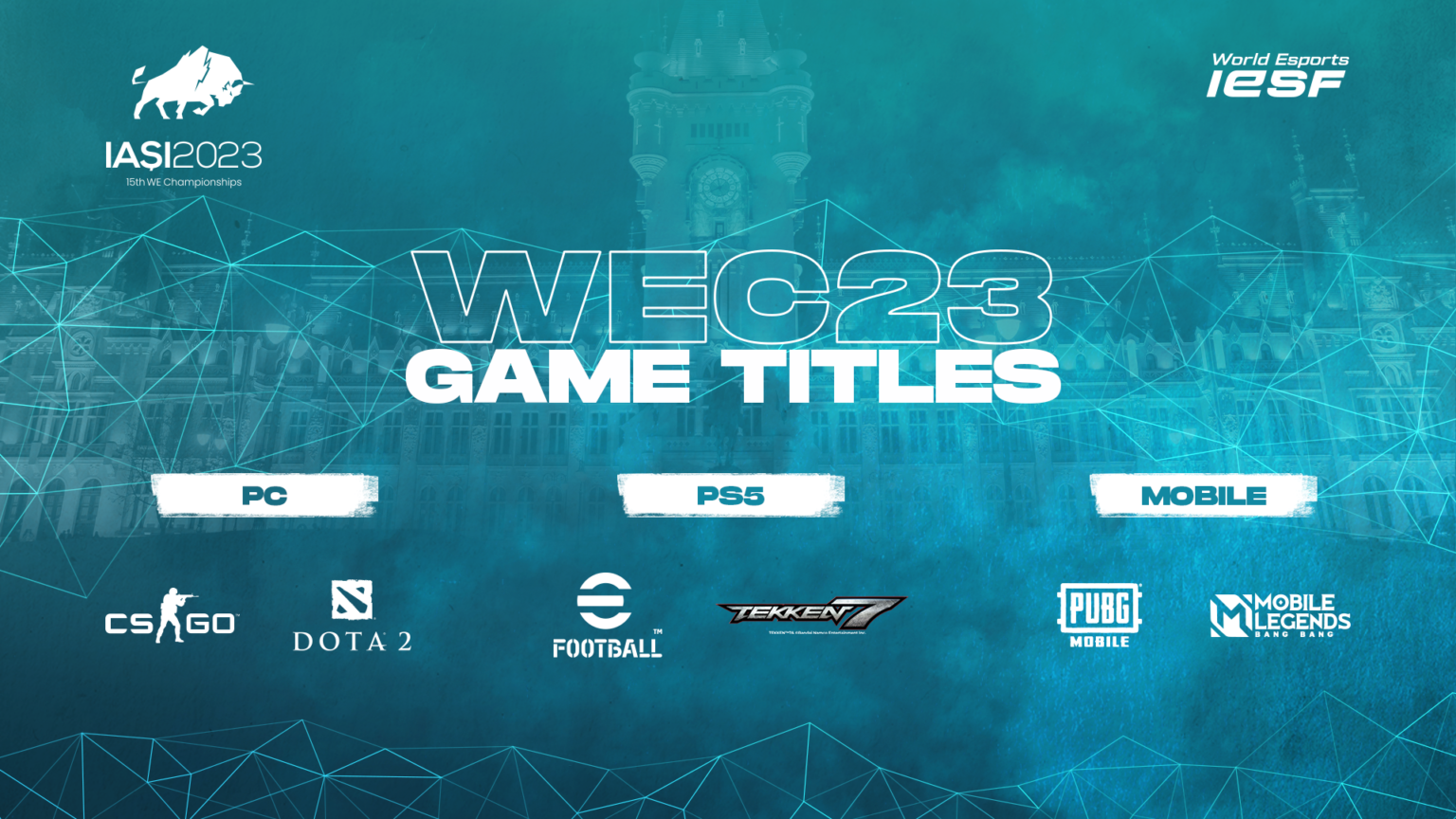 L'International Esports Federation ha annunciato i titoli del World