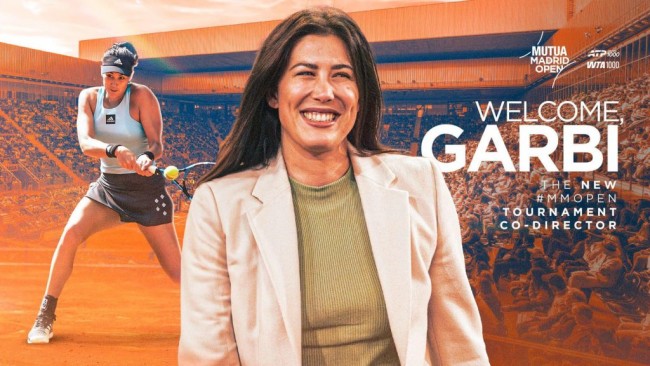 L'ex numero 1 al mondo Garbiñe Muguruza si unisce a Feliciano López come co-direttore del Mutua Madrid Open