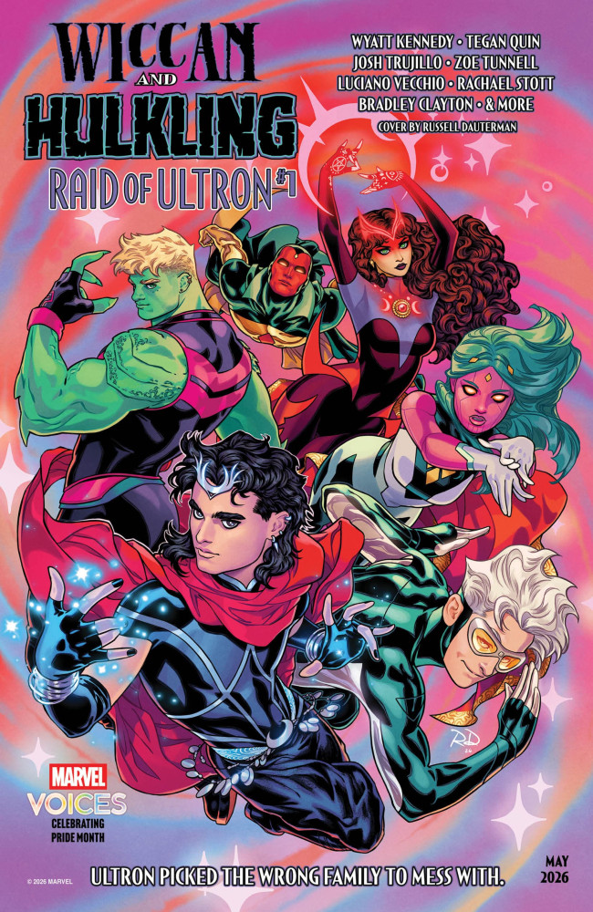 Per celebrare il prossimo Mese del Pride, Marvel presenta un nuovo fumetto con Wiccan e Hulkling