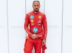 Lewis Hamilton visto per la prima volta alla guida della Ferrari