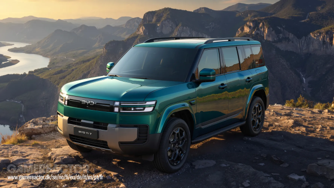 La nuova BYD settiposto e squadrata prende chiara ispirazione dal Land Rover Defender