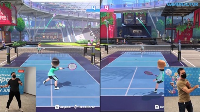 Nintendo Switch Sports - Badminton Multiplayer Gameplay