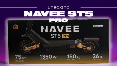 Navee ST5 Pro Urban Electric Scooter - Unboxing
