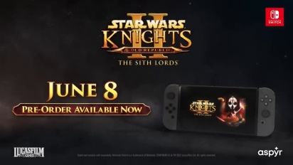 Star Wars: Knights of the Old Republic II: The Sith Lords - Trailer di annuncio per Nintendo Switch