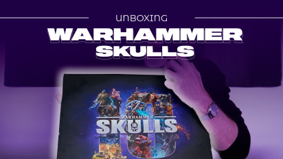 Warhammer Skulls Disimballaggio del Kit Stampa del 10&deg; Anniversario